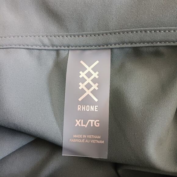 Rhone Green Mirage Performance Blouse XL - Picture 6 of 7